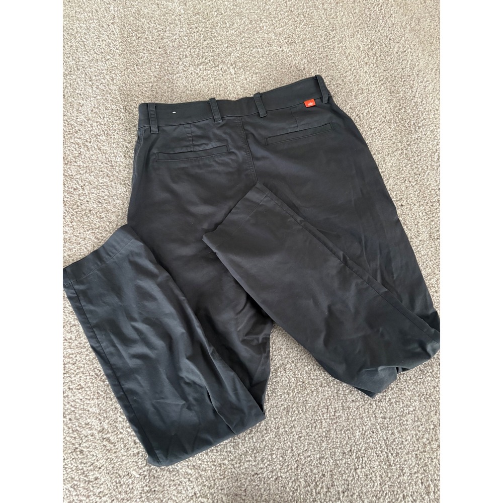 Nike SB Chino Pants Mens Black Straight Leg golf Trousers 30x32